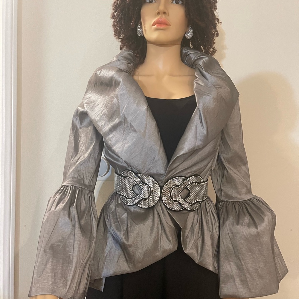 Gray Statement Jacket - image 1